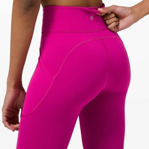 Lululemon Invigorate High-Rise Tight 25” Size 16 Ripened Raspberry Pink - Picture 10 of 11
